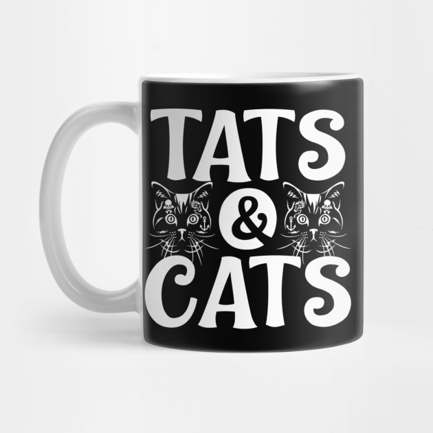 Tats and Cats for Cat Lovers and Tattoo Lovers by SoCoolDesigns